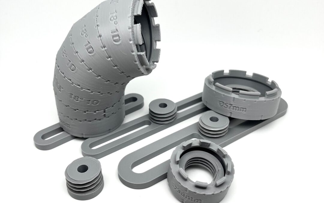 Universal Exhaust Header Mock-up Adapter – Metric (mm) (3D Printable)