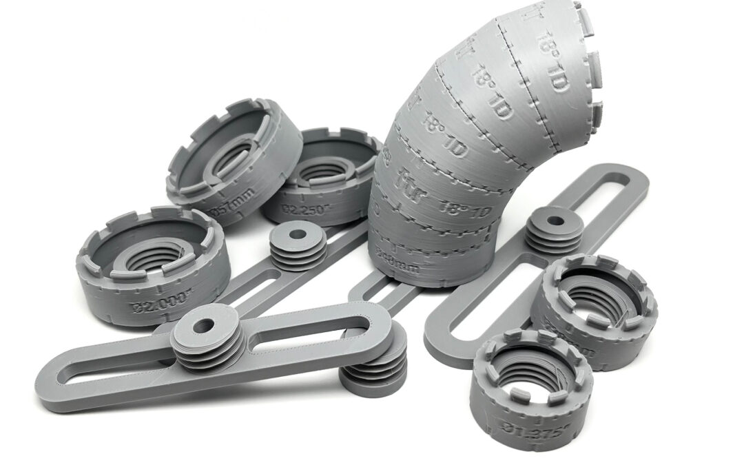 Universal Exhaust Header Mock-up Adapter – Complete Bundle – Metric & Imperial (3D Printable)